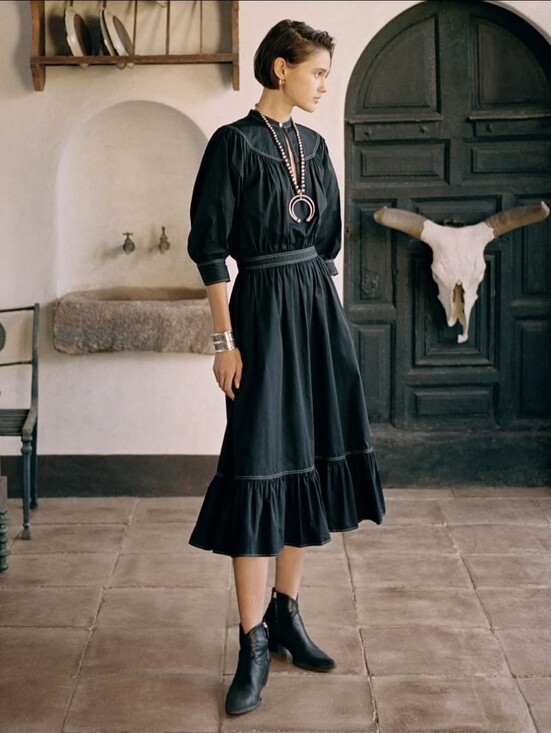 Ralph Lauren Dresses & Skirts - Ralph Lauren Black Cotton Midi Dress